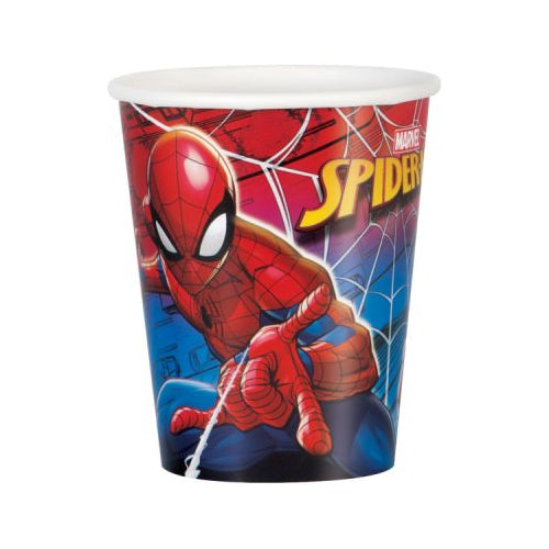 CUP 8CT SPIDERMAN 9OZ