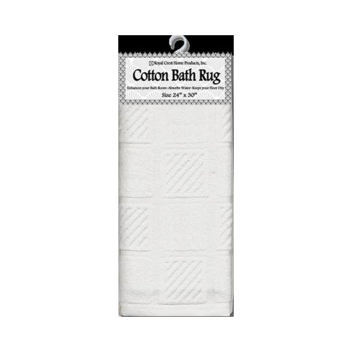 COTTON BATH RUG WHITE