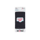 Scünci No Damage Elastics, Black, 30 CT