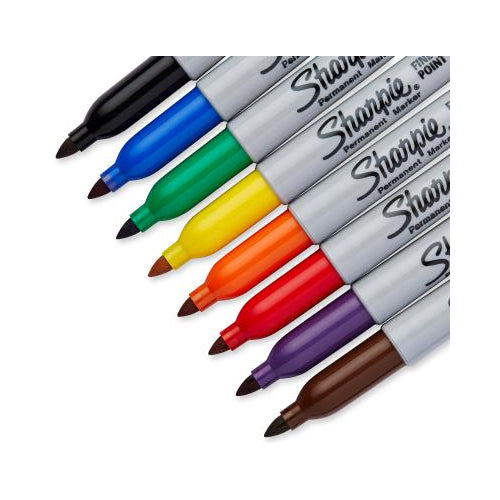 Sharpie Permanent Marker Fine Point 8 Count