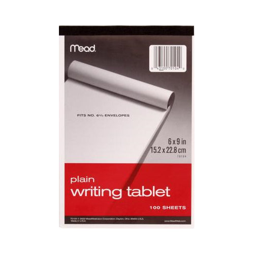 Mead® Plain Writing Tablet