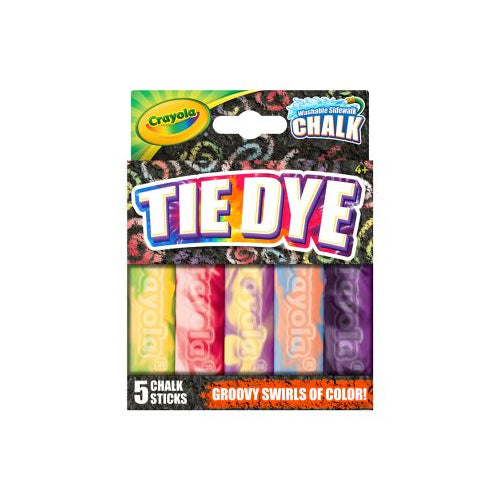 CRAYOLA TYE DYE CHALK 4CT