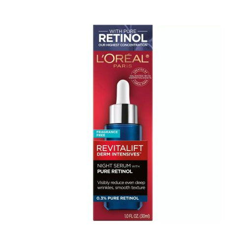 Derm Intensives Night Serum, 0.3% Pure Retinol