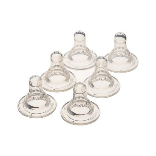 NIPPLES SILCONE SLOW 6PK