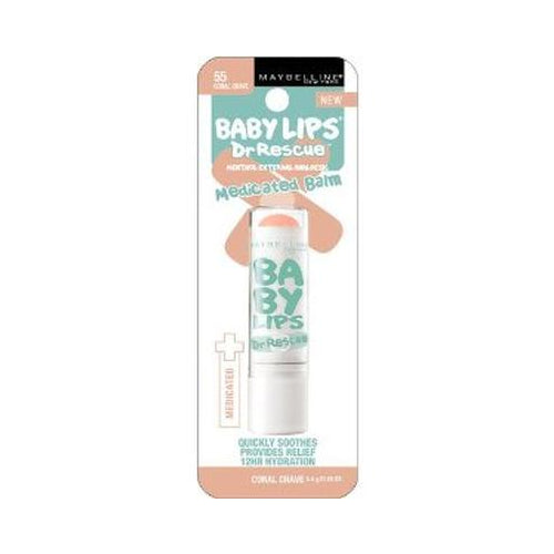 Maybelline Baby Lips Dr Rescue Medicated Lip Balm 55 Coral Crave