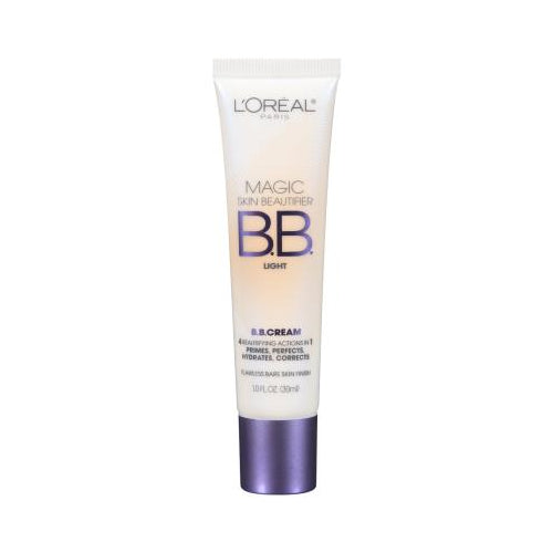 L'Oreal Paris Magic Skin Beautifier BB Cream for Face with Vitamin C & E, Light, 1 fl. oz.