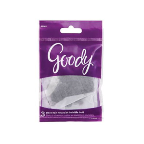 Goody Black Hair Nets With Invisible Hold