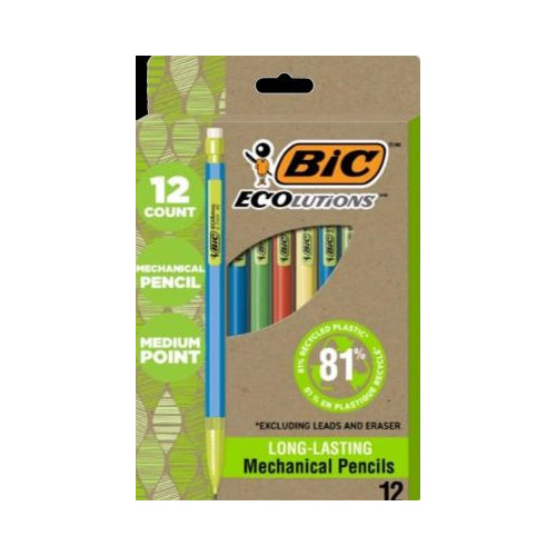 BIC ECOLUTIONS MECHAN 12PK