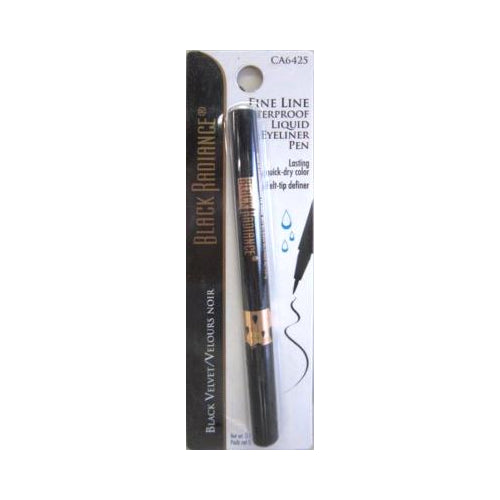 Black Radiance Fine Line Waterproof Liquid Eyeliner Pen - Black Velvet