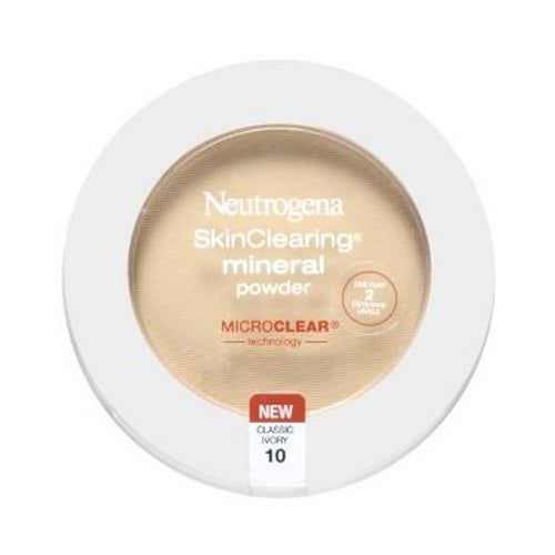 Neutrogena SkinClearing Mineral Acne Powder, Classic Ivory 10, .38 oz