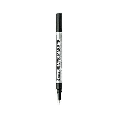 Pilot Metallic Permanent Marker  Extra-Fine  Silver