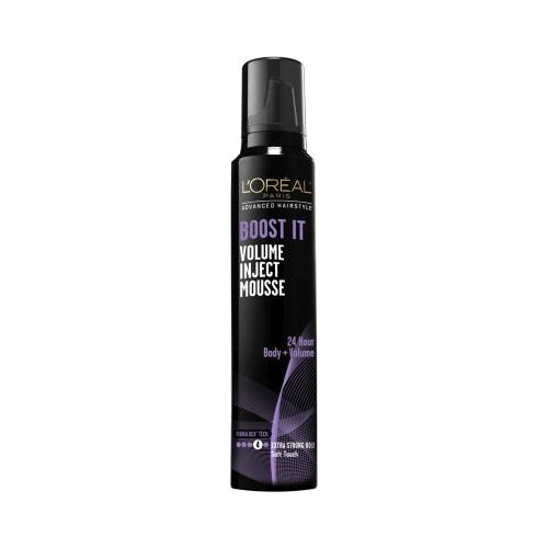 L'Oreal Paris Advanced Hairstyle BOOST IT Volume Inject Mousse, , 8.3 oz.