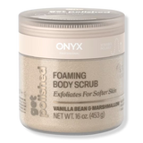 ONYX Get Polished Foaming Body Scrub, Vanilla Bean & Marshmellow, 16 oz