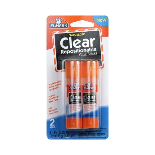 Elmers Re-Stick School Glue Sticks, 2 ct