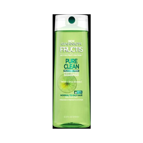 Garnier Fructis Pure Clean Fortifying Shampoo, With Aloe and Vitamin E Extract, 12.5 fl. oz.