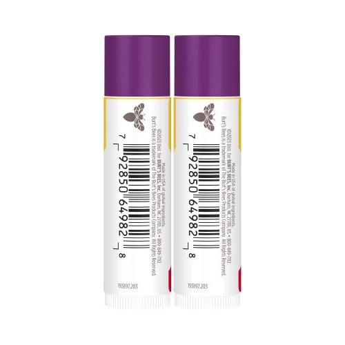 Burt's Bees® 100% Natural Origin Rescue Lip Balm with Beeswax and Antioxidant-Rich Elderberry