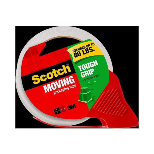 3M Scotch Tough Grip Moving Packaging Tape with Dispenser