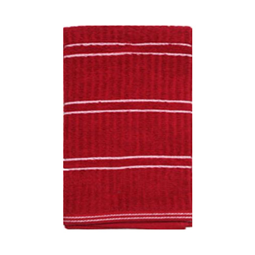 KITCHEN TOWELS JM 2PK RIB RED