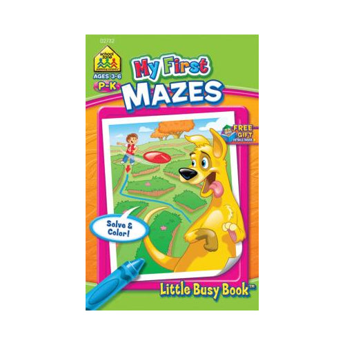 School Zone My First Mazes Little Busy Book