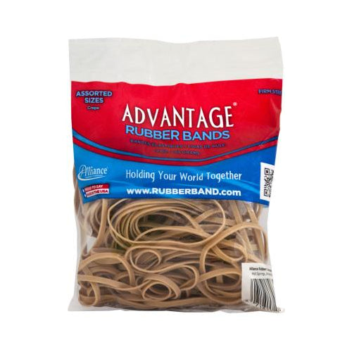 RUBBER BANDS NAT ASST 2oz