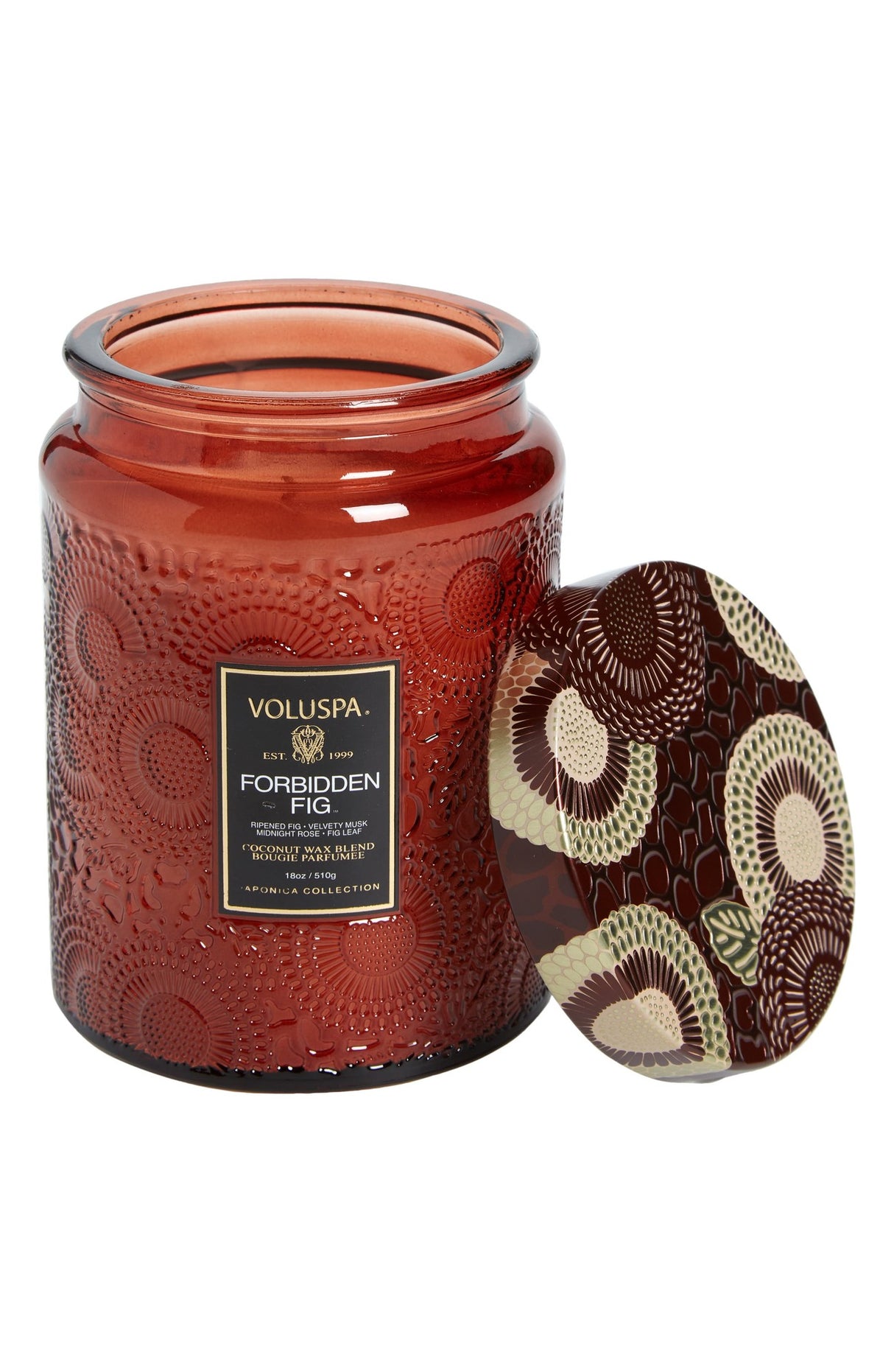 Voluspa Forbidden Fig 18oz Jar Candle