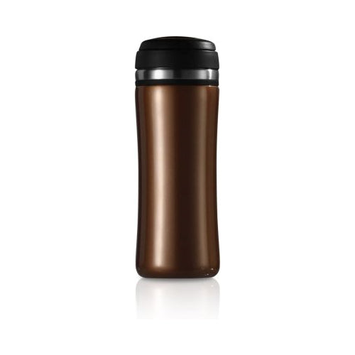 Timolino 12-Ounce TeaGo Vacuum Mug, Amber Brown