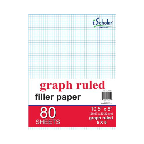 iScholar Graph Ruled  Filler Paper