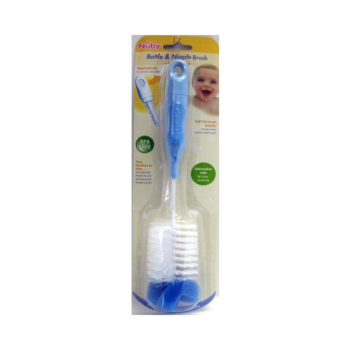 BOTTLE & NIPPLE BRUSH NUBY