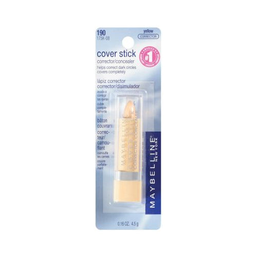 Maybelline Cover Stick Concealer, 190 Yellow, 0. 16oz