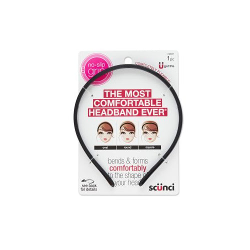 Scünci No Slip Grip Bendable Headband, 1 CT