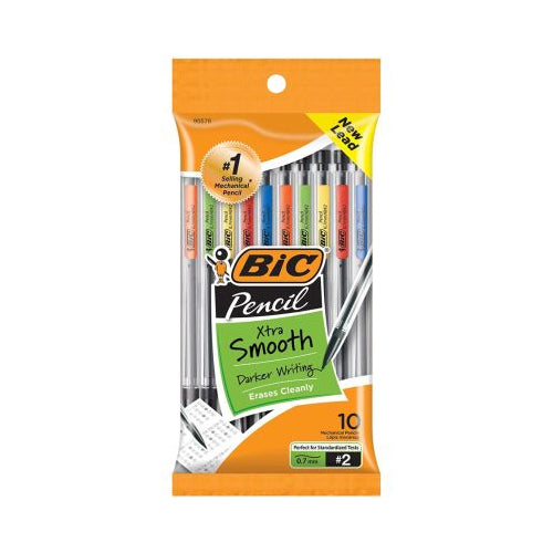 Bic Xtra-Life Mechanical Pencils Medium Point 0.7mm 10-Count