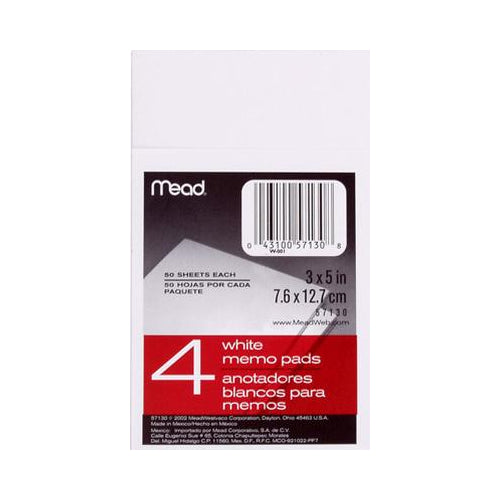 PADS SCRATCH 3X5 4CT CELLO