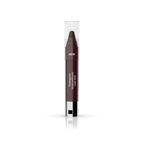 Neutrogena MoistureSmooth Color Stick Lipstick, 180 Deep Plum, .011 oz