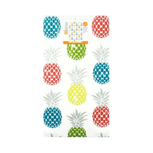 MUkitchen Designer Print 100% Cotton Towel - Pineapple Medley, 20"x30"