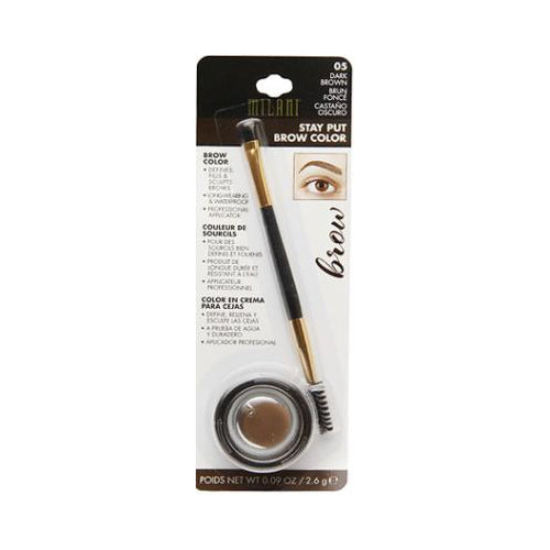 Milani Stay Put  Brow Color Dark Brown