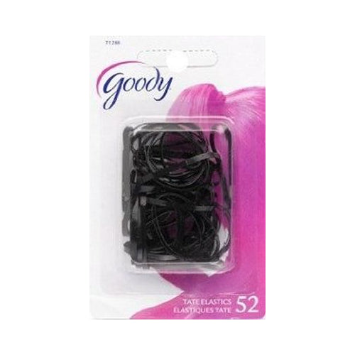 Goody Elastic Latex Pony Tail Holder, Black -  52ct