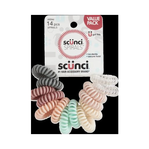 SPIRALS ELASTICS SOLID 14PK