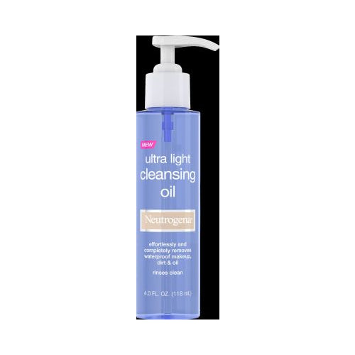 Neutrogena Ultra Light Face Cleansing Oil & Makeup Remover, 4 fl. oz