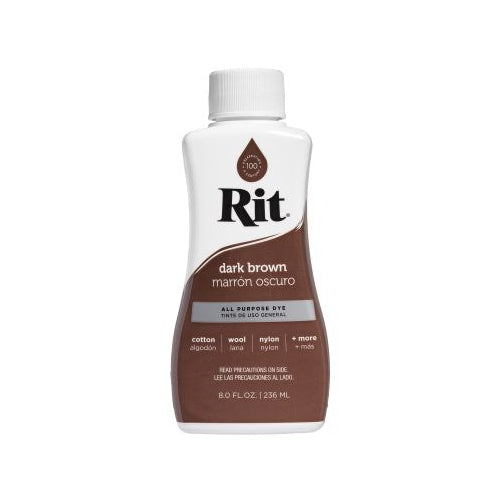 Rit Dye Liquid Dark Brown 8oz