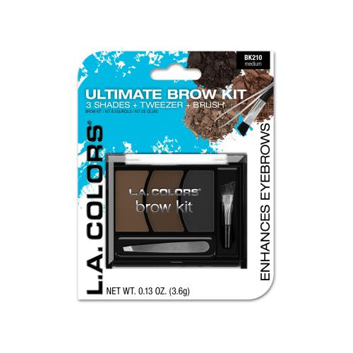 L.A. Colors Ultimate Brow Kit - Medium