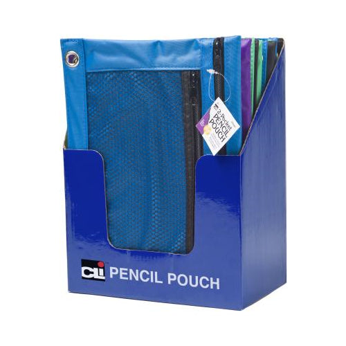 Charles Leonard 2-Pocket Pencil Pouch