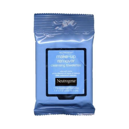 Neutrogena Makeup Remover Cleansing Towelettes, Travel Pack, 7 ct