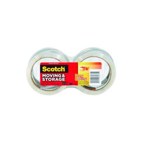 3M Scotch Long Lasting Packaging Tape 1 7/8 x 55 Yds 2 Rolls-051131658752-LR-179623-1-LR eShop