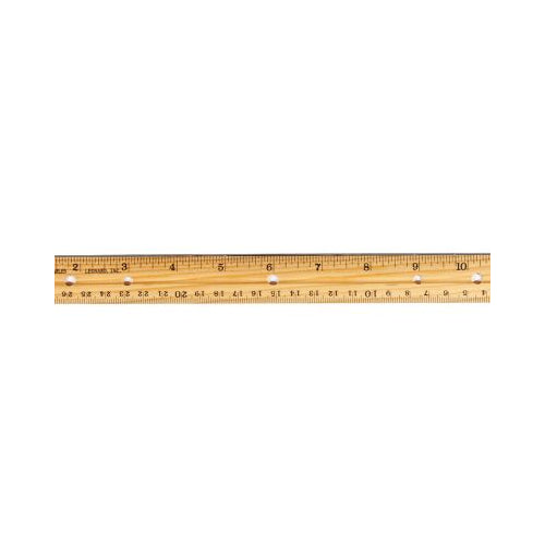 Charles Leonard Economy Wood 12" Ruler