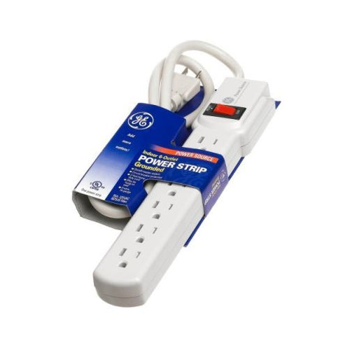 GE 6-OUTLET POWER STRIP 3FT