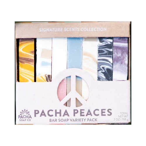 PACHA SOAP CO BAR SOAP, PACHA PEACES SIGNATURE SCENT COLLECTION 7 OZ