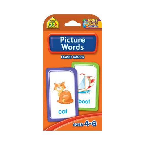 School Zone Picture Words Flash Cards