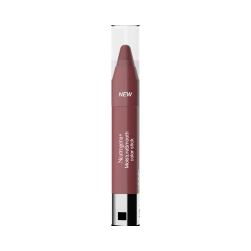 Neutrogena MoistureSmooth Color Stick Lipstick, 100 Pink Nude, .011 oz