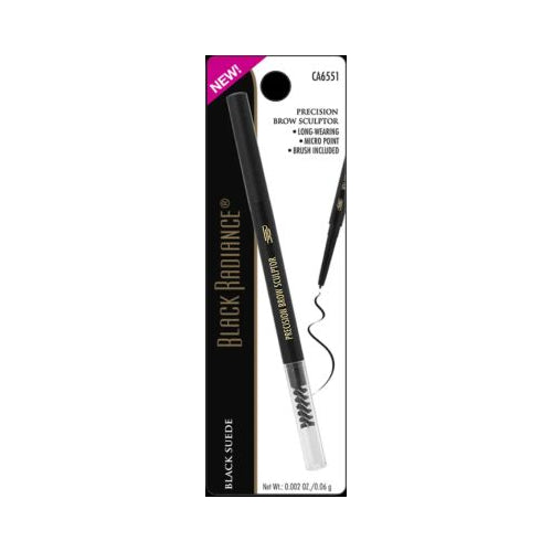 Black Radiance Precision Brow Sculptor - Black Suede