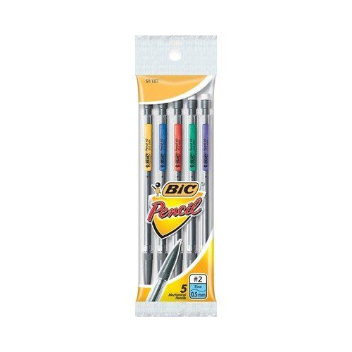 PENCIL BIC 5MM 5pk MECHANICAL